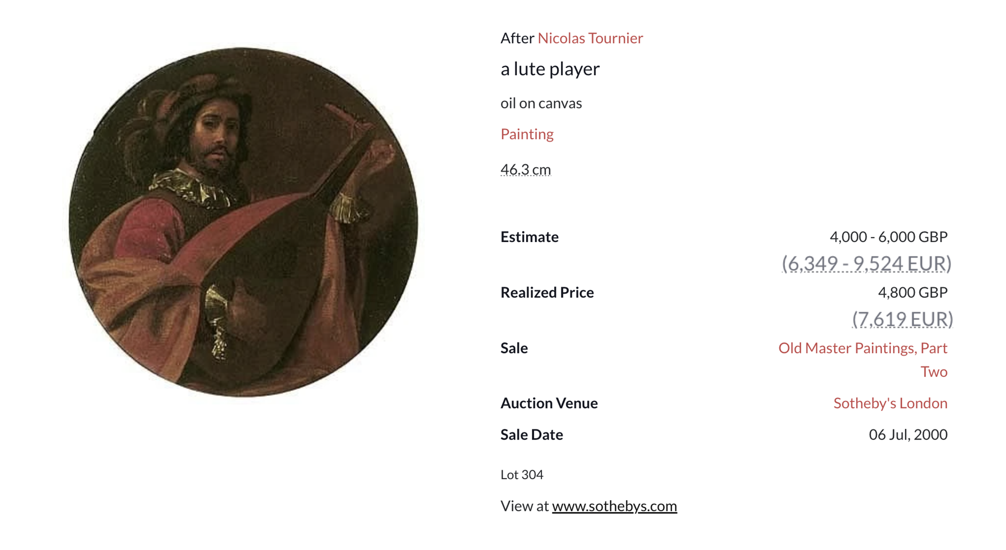 Il suonatore di liuto